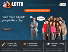 Tablet Screenshot of ezlotto.com